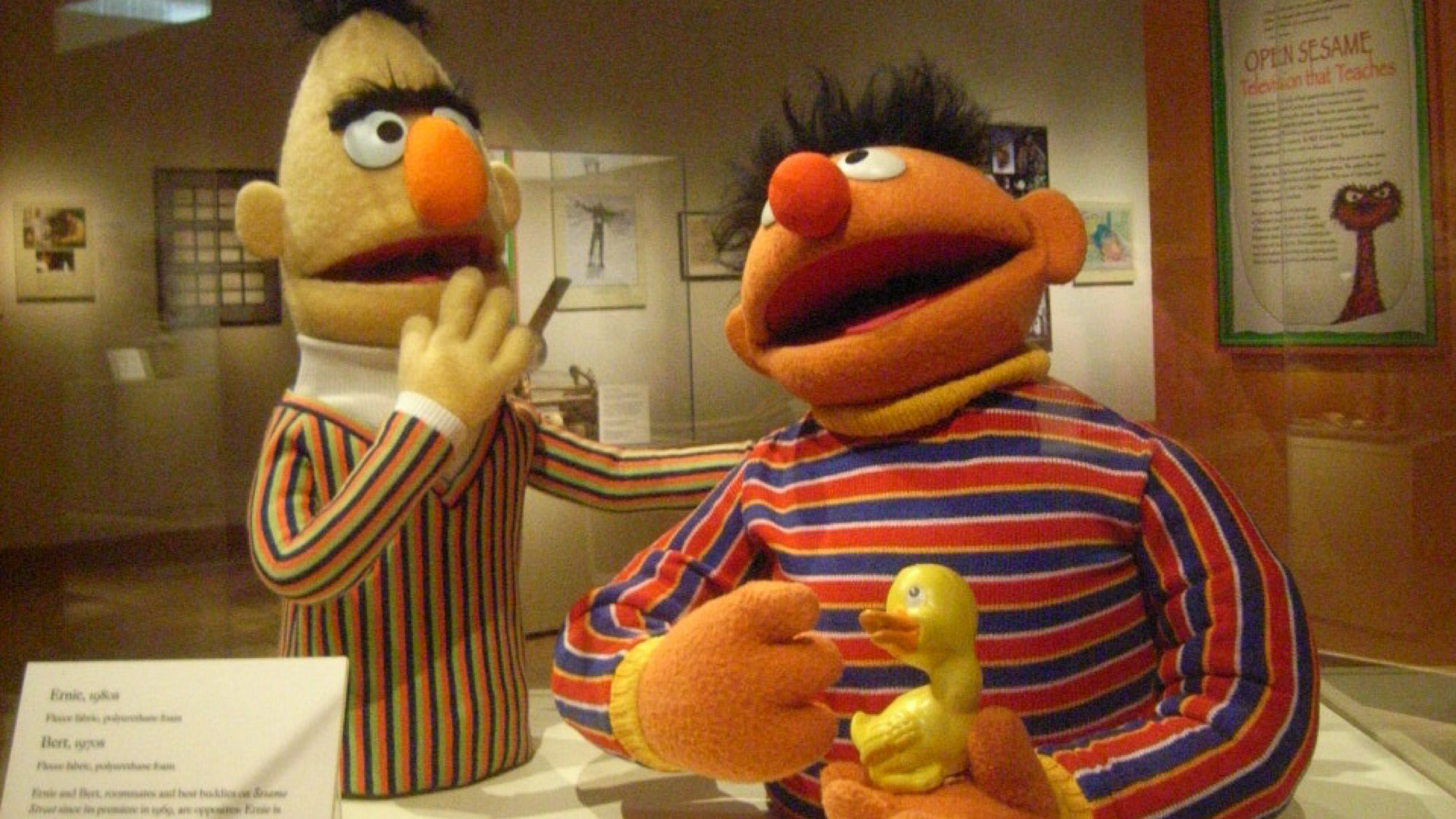 Bert and Ernie from Sesame Street