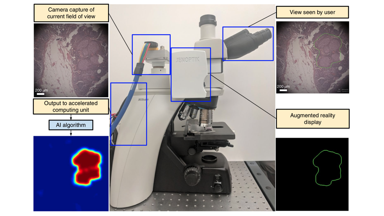 Hardware components of the Augmented Reality Microscope (ARM)